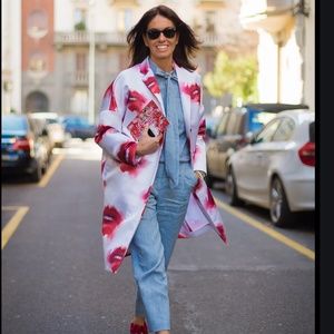 MSGM LIPS COAT